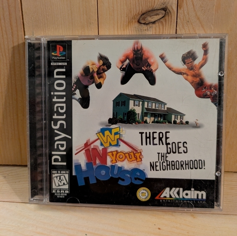 WWF In Your House PlayStation Game Used PlayStation Aklaim